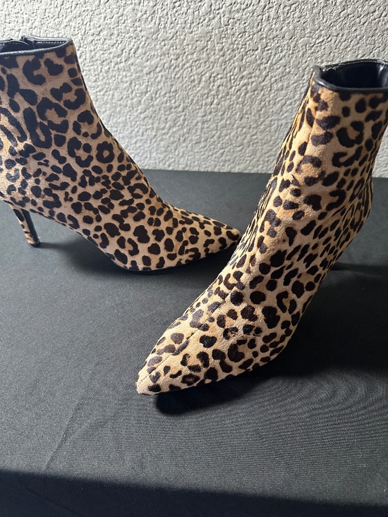 Steven By Steve Madden Shoes - Steve Madden ( Steven) calf hair  cheetah print booty boots size 8m